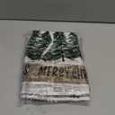 AVOIN colorlife Merry Christmas Christmas Tree Skirt 36 Inch, Snowflake Winter Holiday Tree Mat Decoration