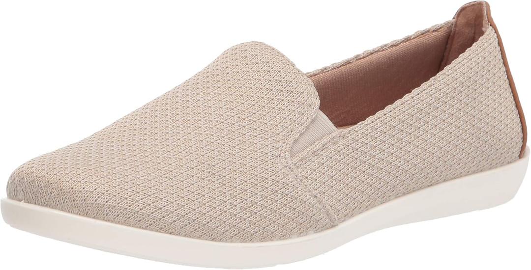 LifeStride Women's Next Level Slip-On Sneaker, Cream, 7