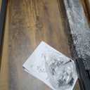 Huuger Folding Desk for Small Spaces, 31.5 Inch Foldable Computer Table, for Home Office, Study, Bedroom, Dorm, Space Saving, Small Writing Work Office Computer Desk, Easy to Fold, Rustic Brown