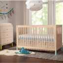 Dourxi Crib Mattress, Dual Sided Comfort Memory Foam Toddler Bed Mattress, Triple-Layer Breathable Premium Baby Mattresses for Infant and Toddler w/Removable Outer Cover - White&Blue