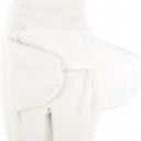 Tadpoles Super Soft Plush Sherpa Swaddle Wrap - Ivory - Microfiber Plush Polyester Sherpa - Soft, Smooth & Durable - Fits Babies 0-12 Months - Car or Crib