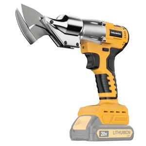 Cordless Sheet Metal Cutter Brushless, Metal Shears 360 Degree Pivoting Head, Electric Metal Scissors for for Cutting Stainless Sheet, Metal, Iron, 221 Ft-Lbs Without Battery