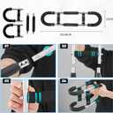 Twister Arm Trainer - Adjustable 60-110lb Resistance with High-Tensile Steel Spring, Portable Arm & Chest Workout Equipment for Forearm, Triceps Strength Training, Home Workout Equipmen for Men&Women