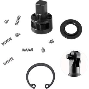 Huegexpen 42-06-1030 3/8" M12 Ratchet Head Anvil Service Kit for Milwauk-ee 2457-20, 2457-21, 42-06-1025 Cordless Ratchet