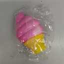 Ice Cream Squeeze Squishy, Ice Cream Cone Stress Relief Sensory Toy, Ice Cream Cone Squishy,Party Favors Summer Sensory Stress Relief (Pink)