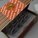 HolaTasty Taco Holders Set of 4 Ceramic, Dual Taco Stand for Dinner Plate - Compact Taco Rack 2-Slot for Hard Shell Tacos, Tuesday Taco Server Mini Taco Holder, Taco Heater for Microwave Oven, White