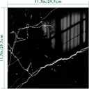 Peel and Stick Backsplash Tiles 20 Sheets 12''x12'' PVC Self Adhesive Wall Tiles Back Splash Tiles Wall Panels Stick on Backsplash for Kitchen Bathroom Laundry Room, Black