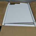 Furologee 38in Console Table with 3 Drawers, Small Sofa Table with Lights and Power Outlets, Hallway Tables with 3-Tier Shelves, White Narrow Console Table for Entryway, Living Room, Couch, Foyer