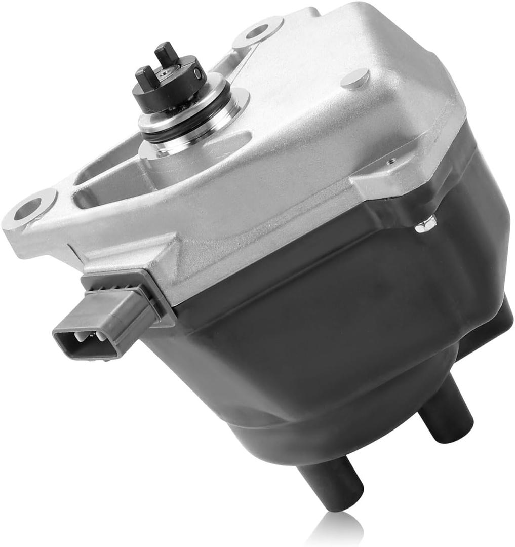 JDMON Ignition Distributor Compatible with Honda Accord Acura LX L4 2.3L 1998 1999 2000 2001 2002 Replace 30100-PAA-A01 30100-PAA-02 Includes Ignition Module Cap And Rotor