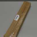 2 Pack Black Curtain Rods for windows 32 to 48 inch, 5/8 inch Splicing Heavy Duty Metal Curtain Rod Set with Brackets