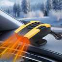 2026 New Upgraded Portable Car Heater, 12V Portable Fast Heating & Cooling Fan, 2-in-1 Auto Windshield Defroster, That Plugs into Cigarette Lighter, 360° Rotary Portable Car Heaters