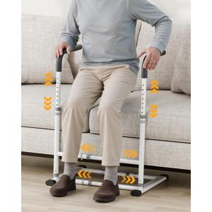 Couch Stand Assist Aid for Elderly, Sofa Chair Lift Assist Devices for Seniors Sit to Stand, Standing Aids & Supports, Pregnancy, Disabled, Floor Gap Height 1.4" Leg Gap 24", White