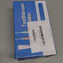 Toothpaste Dispenser Wall Mounted, Automatic Toothpaste Dispenser for Kids, Toothbrush Dispenser for Bathroom with 4 Toothbrush Slots (Toothbrush Holder + 3pcs Cotton Swab Holder-2, Black)