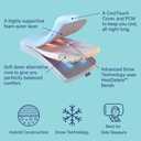 Casper Sleep Hybrid Snow Pillow, King, White