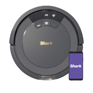 Shark AV753 ION Robot Vacuum, Tri-Brush System, Wifi Connected, 120 Min Runtime, Works with Alexa, Multi Surface Cleaning, Grey