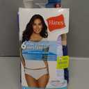 Hanes Women's Organic Cotton Panties Pack, ComfortSoft Underwear, 6-Pack, Size 6