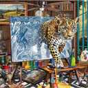 Jigsaw Puzzles for Adults 1000 Pieces, Interlock Perfectly No Dust, Impossible Difficult Hard Fun 1000 Piece Jigsaw Puzzles for Adults-1:1 Poster-Mighty Leopard