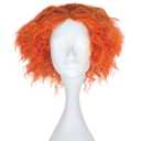 Miss U Hair Short Men Mad Clown Curly Wig Adult Orange Hair Cosplay Costume Wigs Halloween
