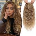 PANEWAY 20 Inch Hair Toppers For Women with Thinning Hair, Brown Synthetic, 6.5''x6.5'' Ladies Wiglets Toppers, High Density 150%
