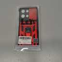 LeYi for Moto-G-2025 Case: Motorola Moto G 2025 Case with Screen Protector Tempered Glass, Motorola Phone Case Military-Grade Protection, Slide Camera Cover & Kickstand for Moto G 2025 Phone Case, Red