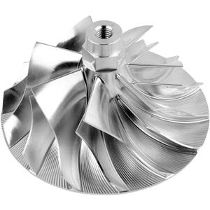 Billet Wick-ed Wheel 2# GT37 WW0360 Compatible with 2003-2004 Fo-rd F250 F350 Super Duty 6.0L Power-stroke Diesel - Wick-ed Wheel 2 Billet Turbo Compressor Wheel