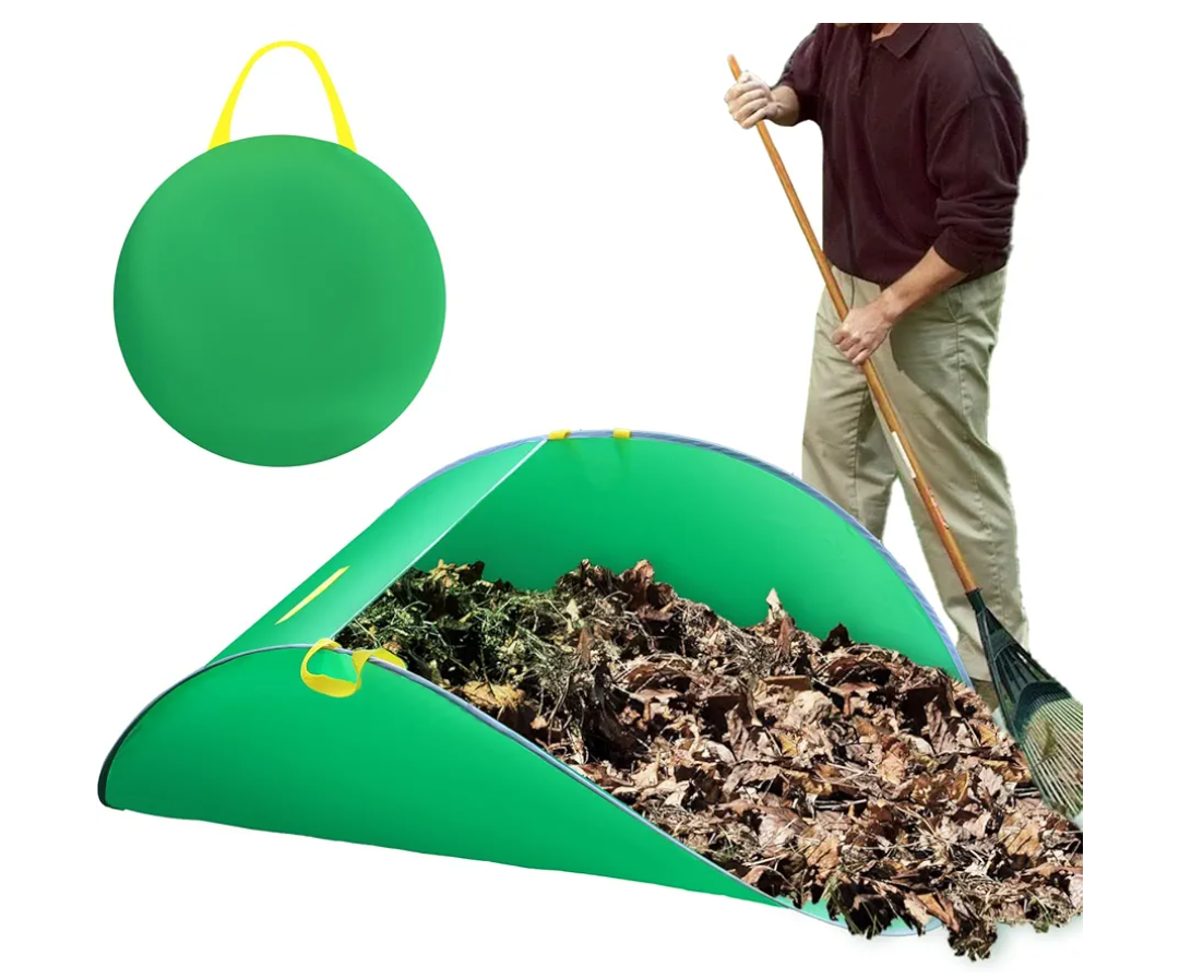 UQM Leaf Collector, Portable Pop Up Leaf Bags, Foldable Leaf Pick Up Tools Patent Number D1005635, Reusable Yard Garden Bags for Leaves Lawn Trash