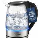 Azeus 1.8L Electric Kettle CX-817 - Fast Boil, Auto Shut-Off, Boil-Dry Protection, 360 Swivel Base - Stainless Steel Water Boiler for Tea, Coffee, and Hot Water