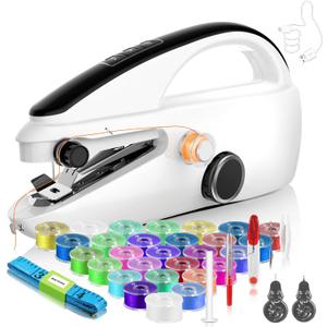 User-Friendly Cordless Handheld Sewing Machine for Beginners, Compact Mini Sewing Machine with Complete Accessories Kit, Portable Sewing Machines Are A Must-Have for Home DIY Projects and Quick Fixes