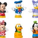 Fisher-Price Little People Toddler Toy Disney Mickey Mouse & Friends 6-Piece Figure Set for Preschool Pretend Play Kids Ages 18+ Months