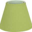 Aspen Creative 58905A Transitional Hardback Empire Shape UNO Construction Lamp Shade in Lime Green, 9" Wide (5" x 9" x 7")