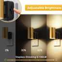 L LOHAS LED Night Light,Dimmable Night Lights Plug into Wall, 2 Pack Automatic Nightlight with Light Sensor, 3000K Soft White 0-100LM Modern Nightlight for Kids Bedroom Hallway