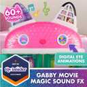 Gabby's Dollhouse: The Movie, Meow-Mazing Interactive Dollhouse, 7 Rooms, LCD Screen Eyes, Figures, Sound FX, Kids Toys for Girls & Boys Ages 3 and Up