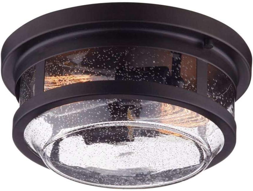 Globe Electric Vintage Switch Natural Bronze Dimmable Outdoor Light Fixture Hardwired - Case of: 1