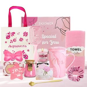 Self Care Package Get Well Soon Gifts Basket for Women,Spa Gifts With Canvas Bag,Birthday Gifts for Women Thinking of You Gifts,Anniversary Valentines Wedding Gifts for Mom Sister Wife Friends
