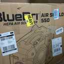 BlueDri Air Shield 550 HEPA Air Scrubber, Water Damage Restoration Equipment Air Purifier, Covers 1400 Sq. Ft, Daisy Chain Capable, For Commercial Use, Blue, BD-AS-550