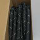 PowerFlow Garden Hose, NON-EXPANDABLE 25 Feet Premium Quality Stainless Steel Metal Water Hose with Durable Fabric Skin, Hose For Commercial, Residential Use, Bonus 10-way Spray Nozzle (25 Ft, Black)