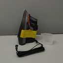 Steam Iron for Clothes with LCD Screen, 1700W Iron Non-Stick Ceramic Soleplate, Auto Shutoff, Self-Cleaning, Anti-Drip, Steam Burst, Spray Mist 10.14oz Water Tank Ironing Clothes for Home,Grey