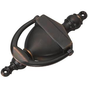 Onward 6 1/4 in. (159 mm) Oil-Rubbed Bronze Door Knocker for Front Entrance 103ORBR Onward 6 1/4 in. (159 mm) Oil-Rubbed Bronze Door Knocker for Front Entrance 103ORBR