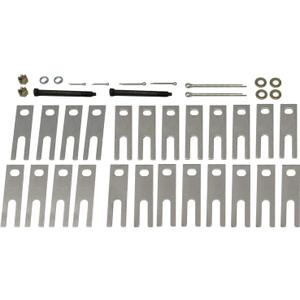 Stainless Steel Trailing Arm Shim Kit With Hardware Compatible With 1963-1982 Chevy Corvette (Never Rust.)