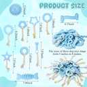 Shappy 40 Pcs Puppy Chew Toys for Teething TPR Small Dog Toys Soft & Durable Interactive Chew Toy Variety Shape Puppy Toy for Dog Play Supplies, Relieves Teething Anxiety, Not for Heavy Chewer(Blue)
