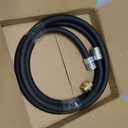 Giraffe Tools Garden Hose 5/8", Custom Length, Heavy Duty, No Kink, Flexible, Rubber Garden Hose, Leakproof Water Hose, 600 Burst PSI, 8ft Male to Female Hose