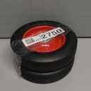 QWORK 2 Pack 6" x 1.5",1/2" Axle, Premium Rubber Wheel with Ball Bearing, Hand Truck Wheel, Capacity up to 132 lbs