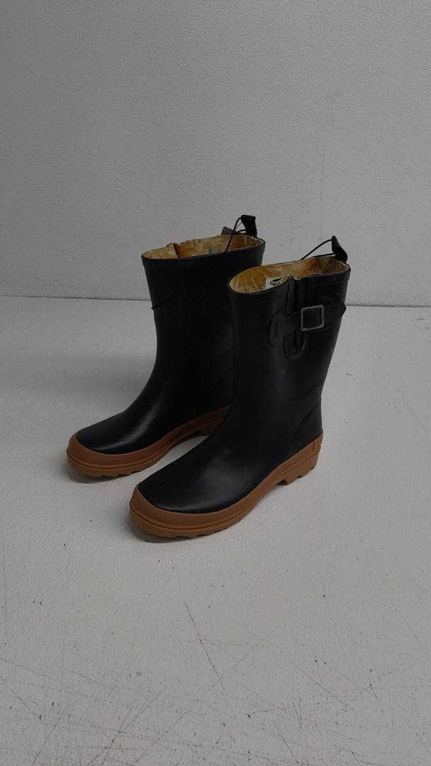 ShedRain GOGO Margot Mid Rubber/Print Lining Rainboot Size 9