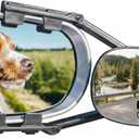 Extended Towing Mirrors V2, Universal Clip-On Tow Mirror Extensions with Upgraded Thick Straps, Enhanced Stability & Wider Fit for Pickups, SUVs, RVs, and Trailers (Model HA968 V2)