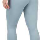 90 Degree By Reflex Womens Faux Leather Leggings Matte High Waisted High Shine Faux Leather Ankle Leggings (XXL)