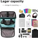 Hap Tim Laptop Backpack 15.6/14/13.3 Inch Laptop Bag Travel Backpack for Women/Men Waterproof School Computer Bag Large Capacity Bookbag for College/Travel/Business (7651EU), Green