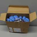 Sosation 48 Pack Mini Rubber Ducks with Sunglasses Sets Squeaky Bath Toys Float Bathtub Duckies for Little One Birthday Party Favors Class Carnival Prizes Car Decor(Blue)