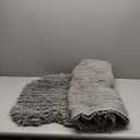 OLANLY Bathroom Rugs 30x20, Extra Soft Absorbent Chenille Bath Rugs, Rubber Backing Quick Dry, Machine Washable Bath Mats for Bathroom Floor, Tub and Shower, Home Decor Accessories, Light Grey