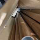 KAMANINA Wood Double Curtain Rod for Windows 66 to 120 Inches (5.5-10 Feet), 1 Inch Heavy Duty Long Curtain Rods for Windows, Wood Grain Telescoping Drapery Rods with End Caps