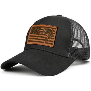 Men's Hat Gifts for Dad Husband Grandpa Father's Day Christmas Birthday Gifts Trucker Hat Leather Pattern Baseball Cap